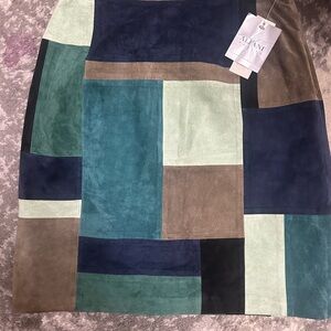 Alfani Blue A-Line Mini Skirt for Casual Occasions